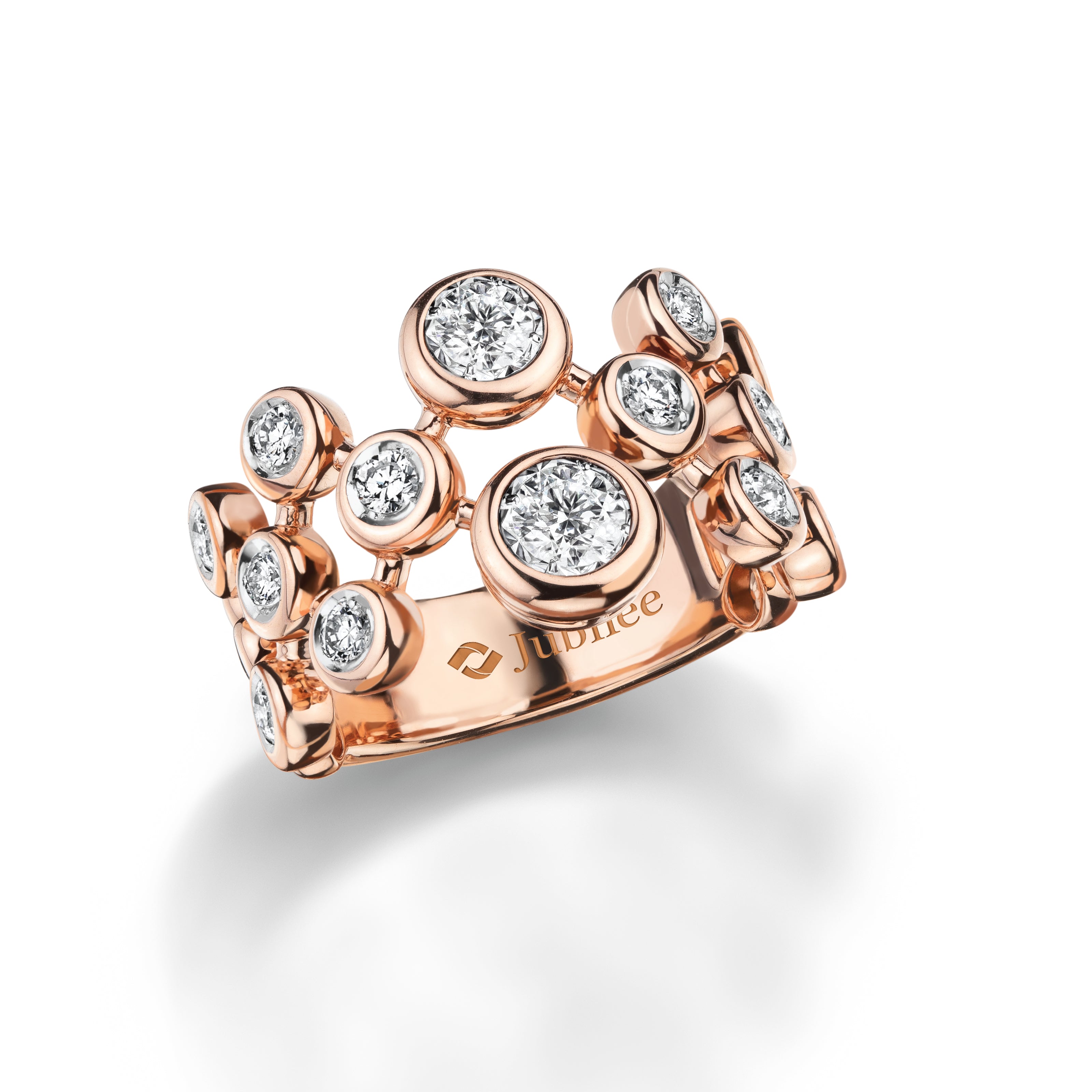 แหวนเพชร RIPPLE DROP OF ETERNITY RING